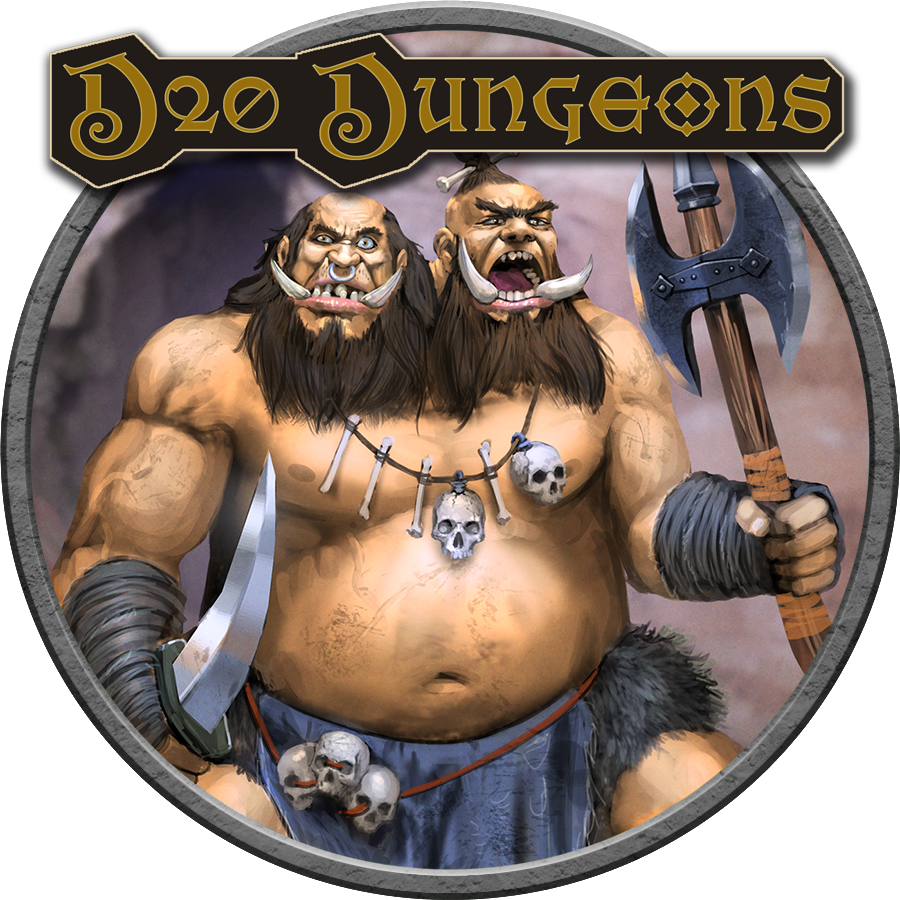 D20 Dungeons fantasy character artwork